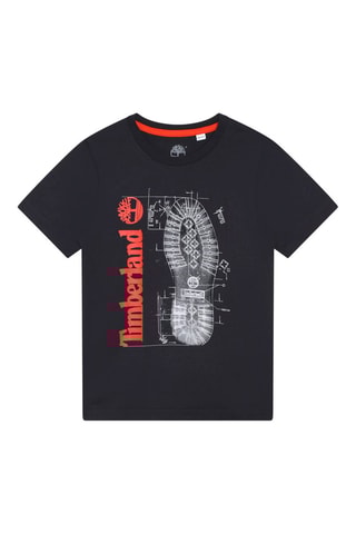 T-shirt en coton biologique Noir - Timberland