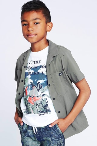 T-shirt en coton biologique Blanc - Timberland