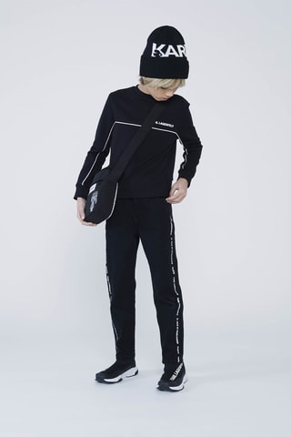 Sweat en coton biologique - Noir - Karl Lagerfeld