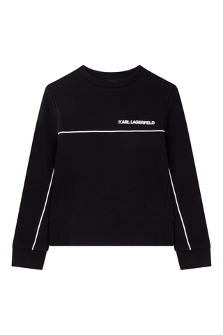Sweat en coton biologique - Noir - Karl Lagerfeld