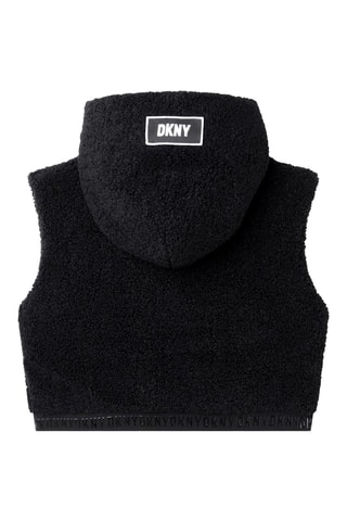Sweat sans manches à capuche - Noir - DKNY