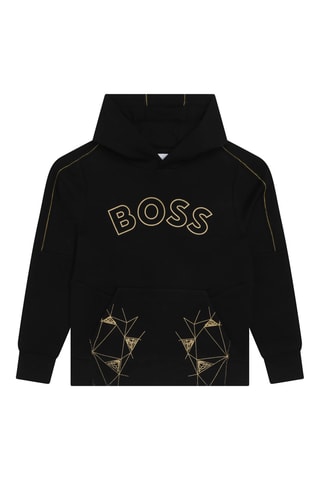 Sweat à capuche Noir - Hugo Boss