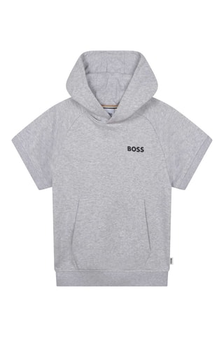 Sweat à capuche Gris chiné - Hugo Boss