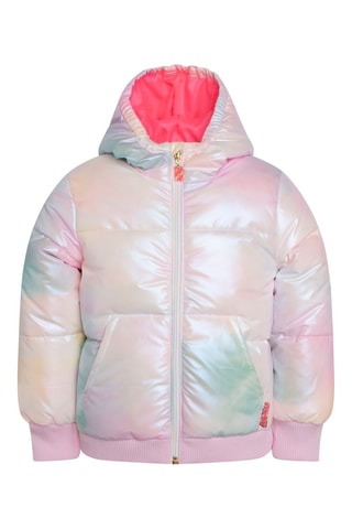 Doudoune tie and dye Rose