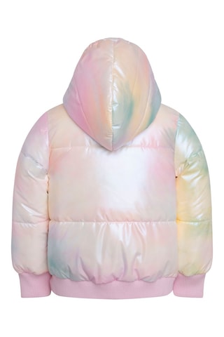 Doudoune tie and dye Rose