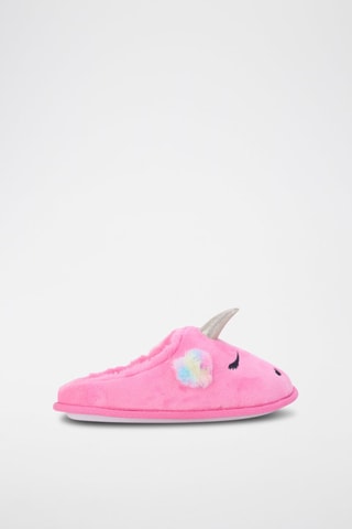 Chaussons fourrés Rose
