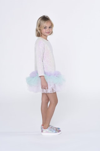 Robe Rose et turquoise