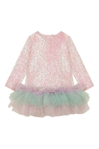 Robe Rose et turquoise