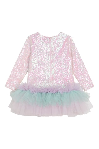 Robe Rose et turquoise