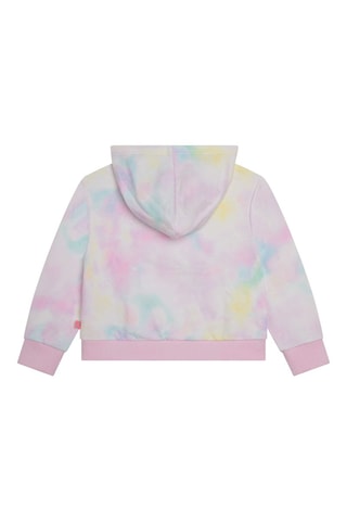Sweat tie and dye Rose et turquoise