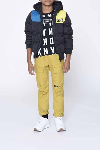 Doudoune réversible à capuche Noir - DKNY