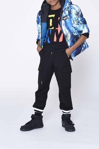 Doudoune réversible à capuche Bleu marine - DKNY