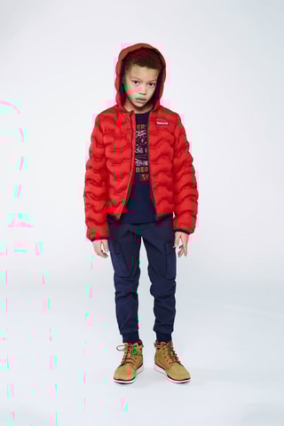 Doudoune à capuche Rouge