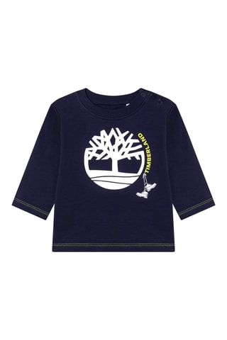 T-shirt en coton biologique Bleu marine