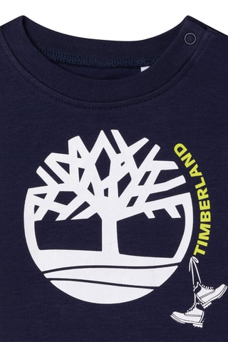 T-shirt en coton biologique Bleu marine