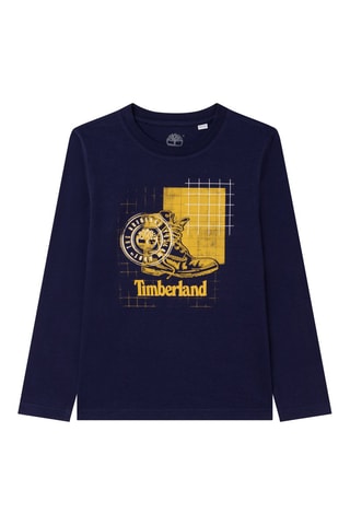 T-shirt en coton biologique Bleu marine