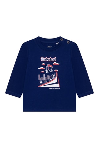 T-shirt en coton biologique Bleu marine