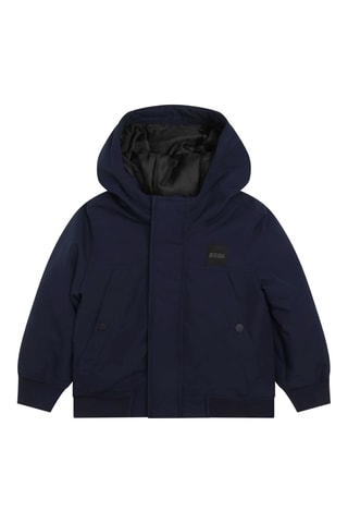 Parka à capuche Bleu marine