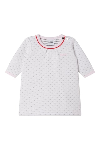 Robe en coton biologique Blanc