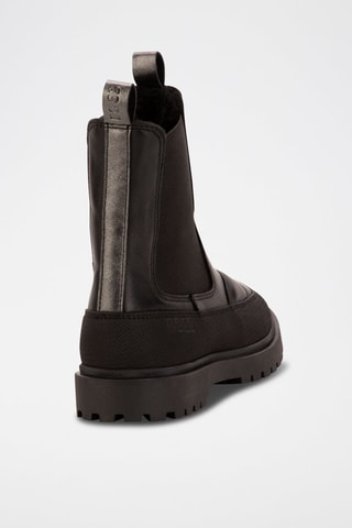 Bottines Chelsea en cuir Noir - Hugo Boss