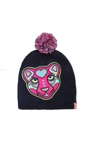 Bonnet à pompon - Bleu marine - Billieblush