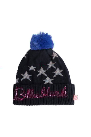 Bonnet à pompon Noir - Billieblush