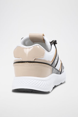 Baskets vernies - Blanc et noir - Boss