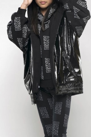Veste sans manches à capuche - Noir - DKNY