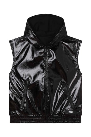 Veste sans manches à capuche - Noir - DKNY