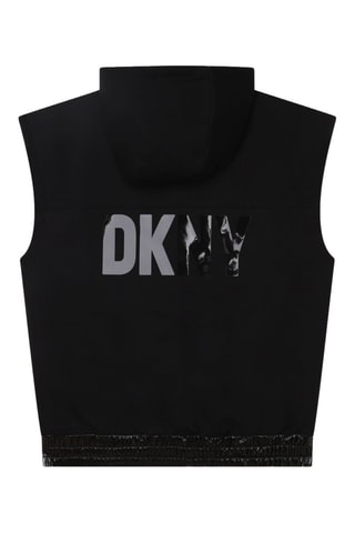 Veste sans manches à capuche - Noir - DKNY