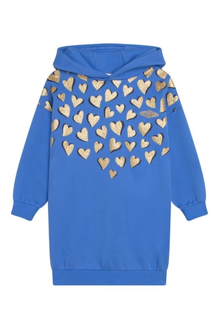 Robe sweat à capuche Bleu roi - Billieblush