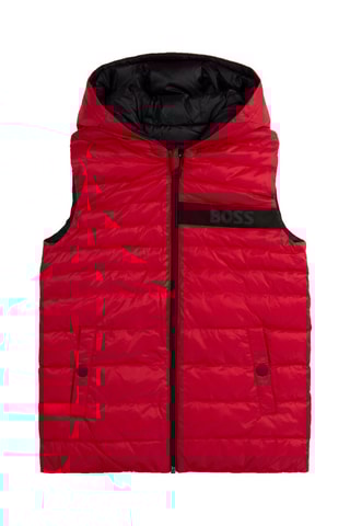 Doudoune réversible sans manches - Rouge - Hugo Boss