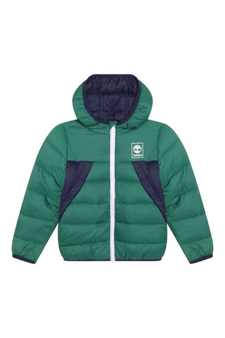 Doudoune à capuche Vert