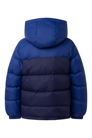 Doudoune à capuche Bleu