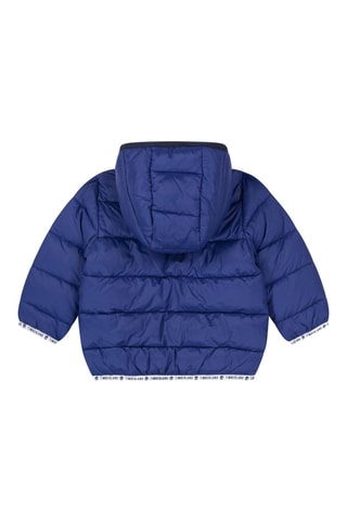 Doudoune à capuche Bleu cobalt