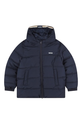 Doudoune à capuche - Bleu marine - Boss