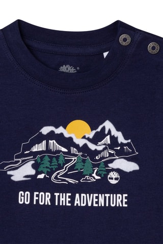 T-shirt en coton biologique Bleu marine - Timberland