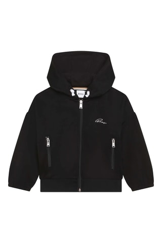 Sweat à capuche - Noir - Boss