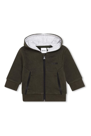 Sweat à capuche Kaki - Hugo Boss