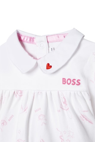 Grenouillère en coton biologique Blanc - Hugo Boss