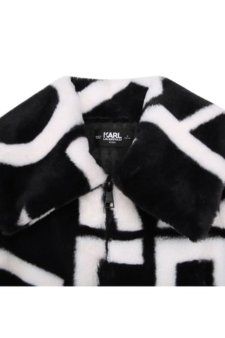 Manteau - Noir et blanc - Karl Lagerfeld