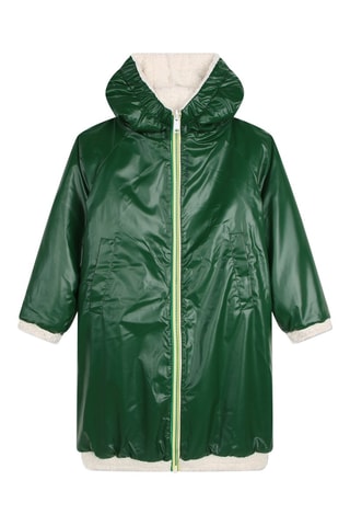Parka réversible à capuche - Vert et écru - Karl Lagerfeld