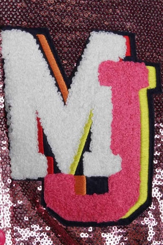 Blouson en sequins Rose bonbon et doré - Marc Jacobs
