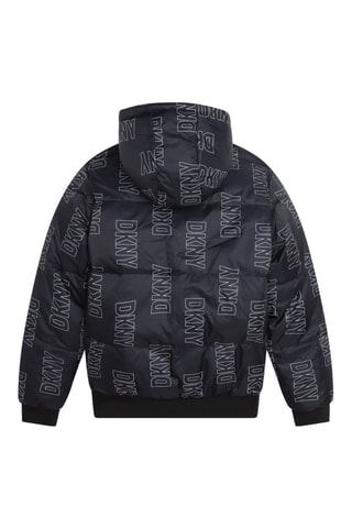 Doudoune réversible à capuche - Noir - DKNY