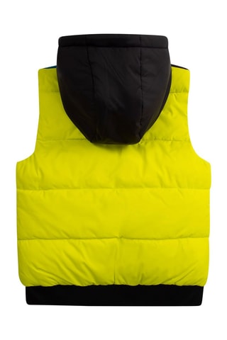 Doudoune réversible sans manches - Vert citron - DKNY