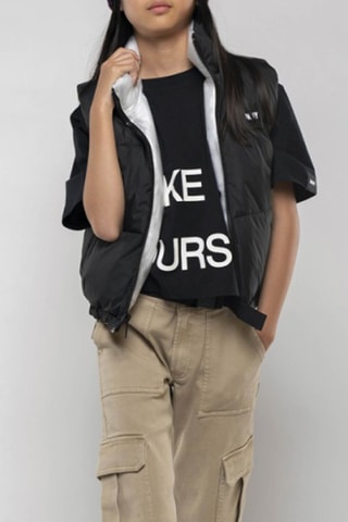 T-shirt en coton biologique - Noir - DKNY