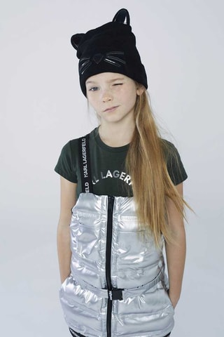 T-shirt en coton biologique - Kaki - Karl Lagerfeld