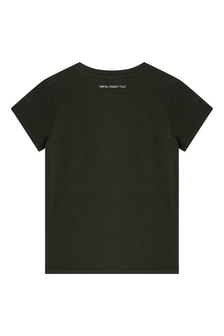 T-shirt en coton biologique - Kaki - Karl Lagerfeld