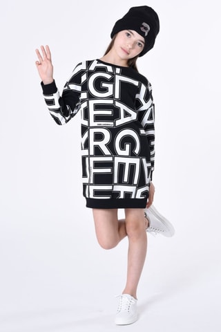 Robe sweat - Noir - Karl Lagerfeld