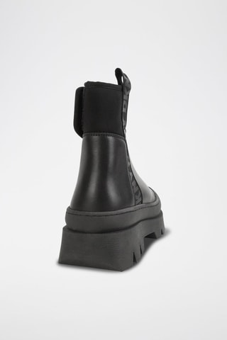 Bottines Chelsea en cuir - Noir - DKNY